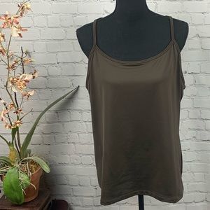Lane Bryant Brown Tank Top Plus Size 18/20 W
